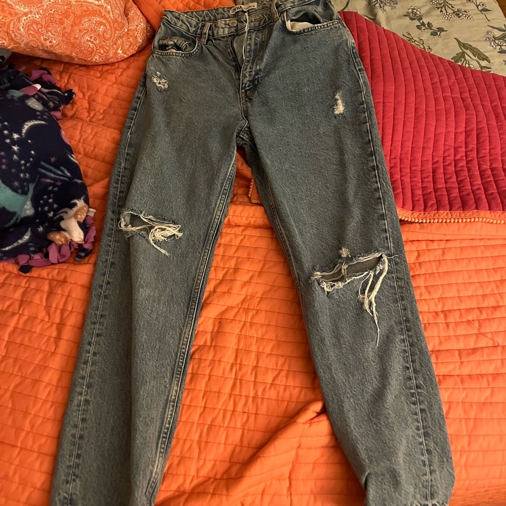 Size 6 Zara Mom Jeans